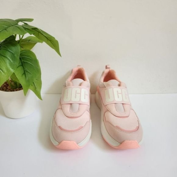 Ugg Posie Pink / White La Flex Slip On Trainer, Size 7 - Picture 3 of 15
